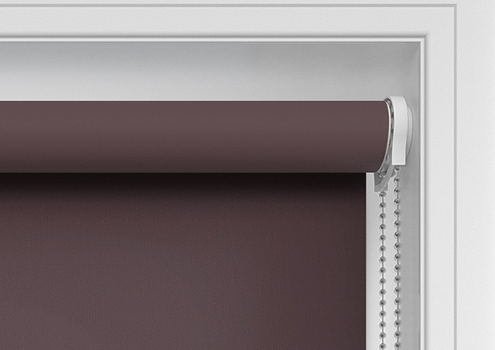 Roma, Aubergine - Twist&Fit Roller Blind - Image 11